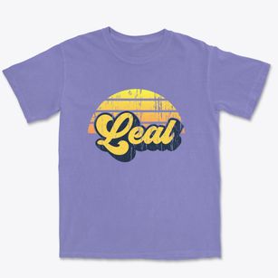 Leal North Dakota Sublime Sunset Premium Heavyweight T-shirt