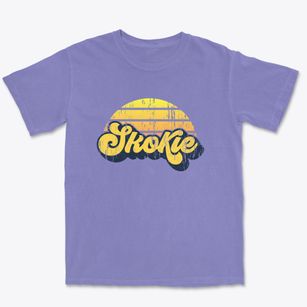 Skokie Illinois Sublime Sunset Premium Heavyweight T-shirt