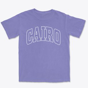 Cairo West Virginia Trendy Block Premium Heavyweight T-shirt