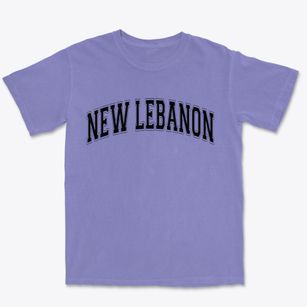 New Lebanon New York Varsity Premium Heavyweight T-shirt
