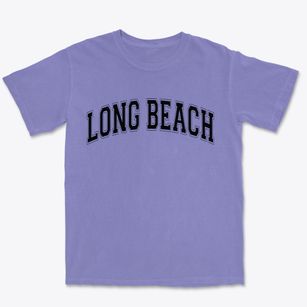 Long Beach California Varsity Premium Heavyweight T-shirt