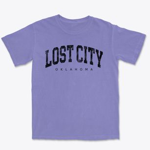 Lost City Oklahoma Urban Vibe Premium Heavyweight T-shirt