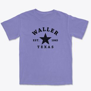 Waller Texas Star Premium Heavyweight T-shirt