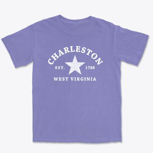 Charleston West Virginia Star Premium Heavyweight T-shirt