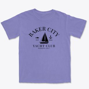 Baker City Oregon Yacht Club Premium Heavyweight T-shirt