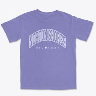 Norton Shores Michigan Inline Premium Heavyweight T-shirt