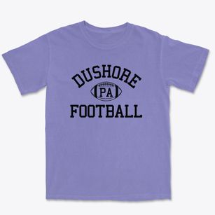 Dushore Pennsylvania Football Premium Heavyweight T-shirt