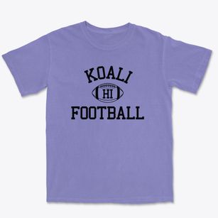 Koali Hawaii Football Premium Heavyweight T-shirt