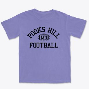 Pooks Hill Maryland Football Premium Heavyweight T-shirt