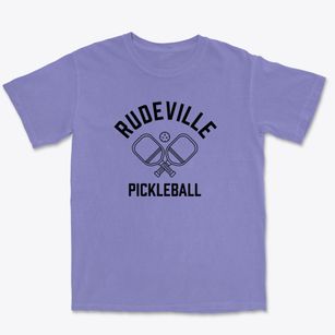 Rudeville New Jersey Pickleball Premium Heavyweight T-shirt