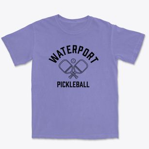 Waterport New York Pickleball Premium Heavyweight T-shirt