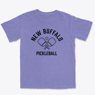 New Buffalo Michigan Pickleball Premium Heavyweight T-shirt