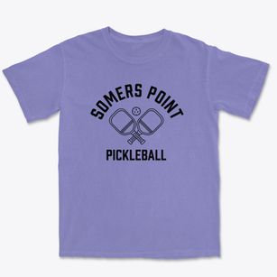 Somers Point New Jersey Pickleball Premium Heavyweight T-shirt