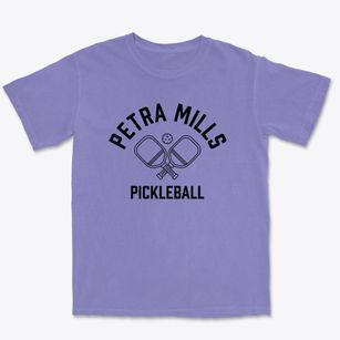 Petra Mills North Carolina Pickleball Premium Heavyweight T-shirt
