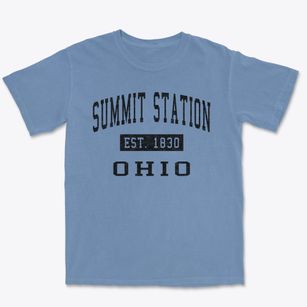 Summit Station Ohio Classic Established Premium Heavyweight T-shirt