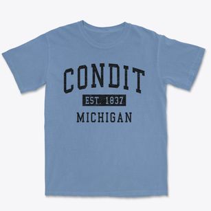Condit Michigan Classic Established Premium Heavyweight T-shirt