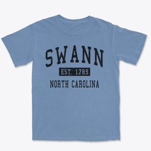 Swann North Carolina Classic Established Premium Heavyweight T-shirt