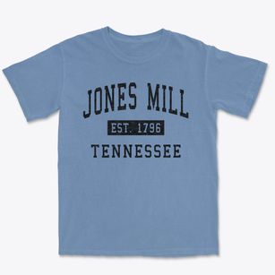 Jones Mill Tennessee Classic Established Premium Heavyweight T-shirt