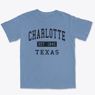 Charlotte Texas Classic Established Premium Heavyweight T-shirt