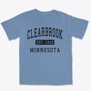 Clearbrook Minnesota Classic Established Premium Heavyweight T-shirt