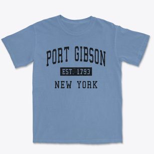 Port Gibson New York Classic Established Premium Heavyweight T-shirt