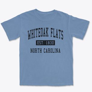 Whiteoak Flats North Carolina Classic Established Premium Heavyweight T-shirt
