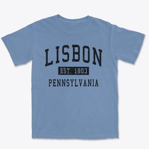 Lisbon Pennsylvania Classic Established Premium Heavyweight T-shirt