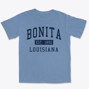Bonita Louisiana Classic Established Premium Heavyweight T-shirt