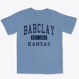Barclay Kansas Classic Established Premium Heavyweight T-shirt