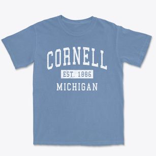 Cornell Michigan Classic Established Premium Heavyweight T-shirt