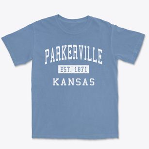 Parkerville Kansas Classic Established Premium Heavyweight T-shirt