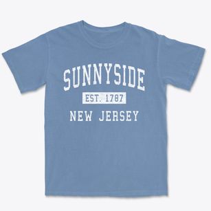 Sunnyside New Jersey Classic Established Premium Heavyweight T-shirt