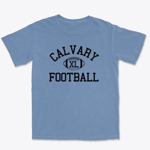 Calvary Lutheran School Classic Football Premium Heavyweight T-shirt