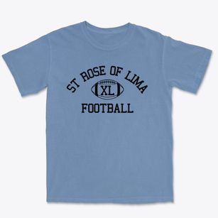 St Rose Of Lima Parish Classic Football Premium Heavyweight T-shirt