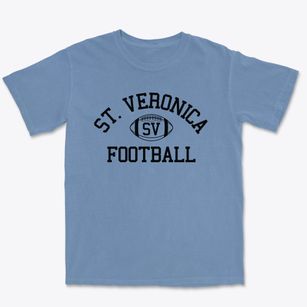 Saint Veronica School Classic Football Premium Heavyweight T-shirt