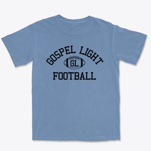 Gospel Light Christian School Classic Football Premium Heavyweight T-shirt