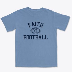 Faith Baptist School Classic Football Premium Heavyweight T-shirt