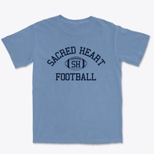 Sacred Heart School Classic Football Premium Heavyweight T-shirt