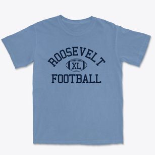 Roosevelt Middle School Classic Football Premium Heavyweight T-shirt