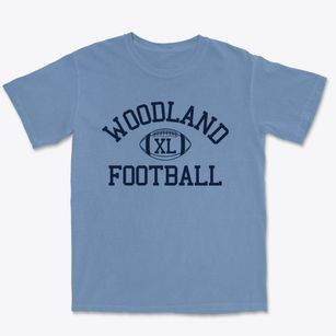 Woodland Baptist Christian School Classic Football Premium Heavyweight T-shirt