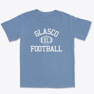 Glasco Grade School Classic Football Premium Heavyweight T-shirt
