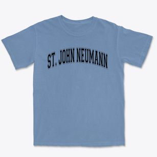 Saint John Neumann School Varsity Arch Premium Heavyweight T-shirt