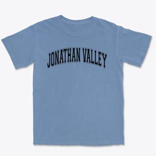 Jonathan Valley Elementary School Varsity Arch Premium Heavyweight T-shirt