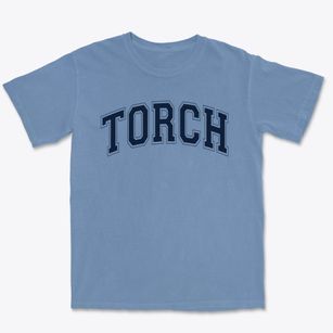 Torch Magnet School Varsity Arch Premium Heavyweight T-shirt