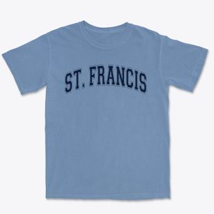Saint Francis High School Varsity Arch Premium Heavyweight T-shirt