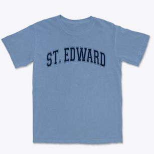 Saint Edward The Confessor School Varsity Arch Premium Heavyweight T-shirt