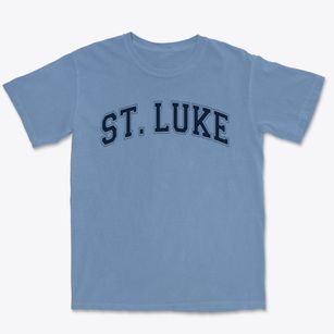 Saint Luke School Varsity Arch Premium Heavyweight T-shirt