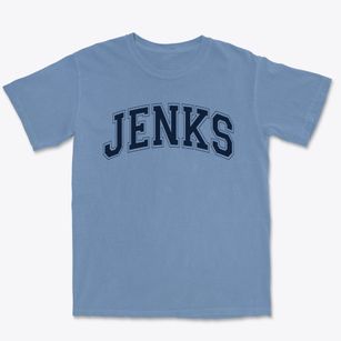 Jenks Junior High School Varsity Arch Premium Heavyweight T-shirt