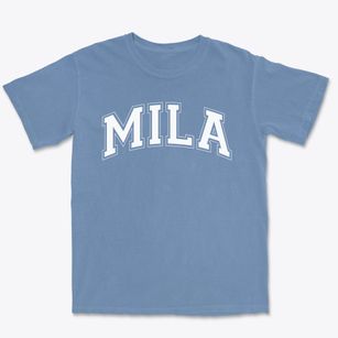 Mila Elementary School Varsity Arch Premium Heavyweight T-shirt