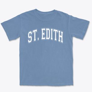 Saint Edith School Varsity Arch Premium Heavyweight T-shirt